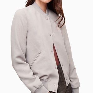 Grey Aritzian/Babaton Bomber Jacket